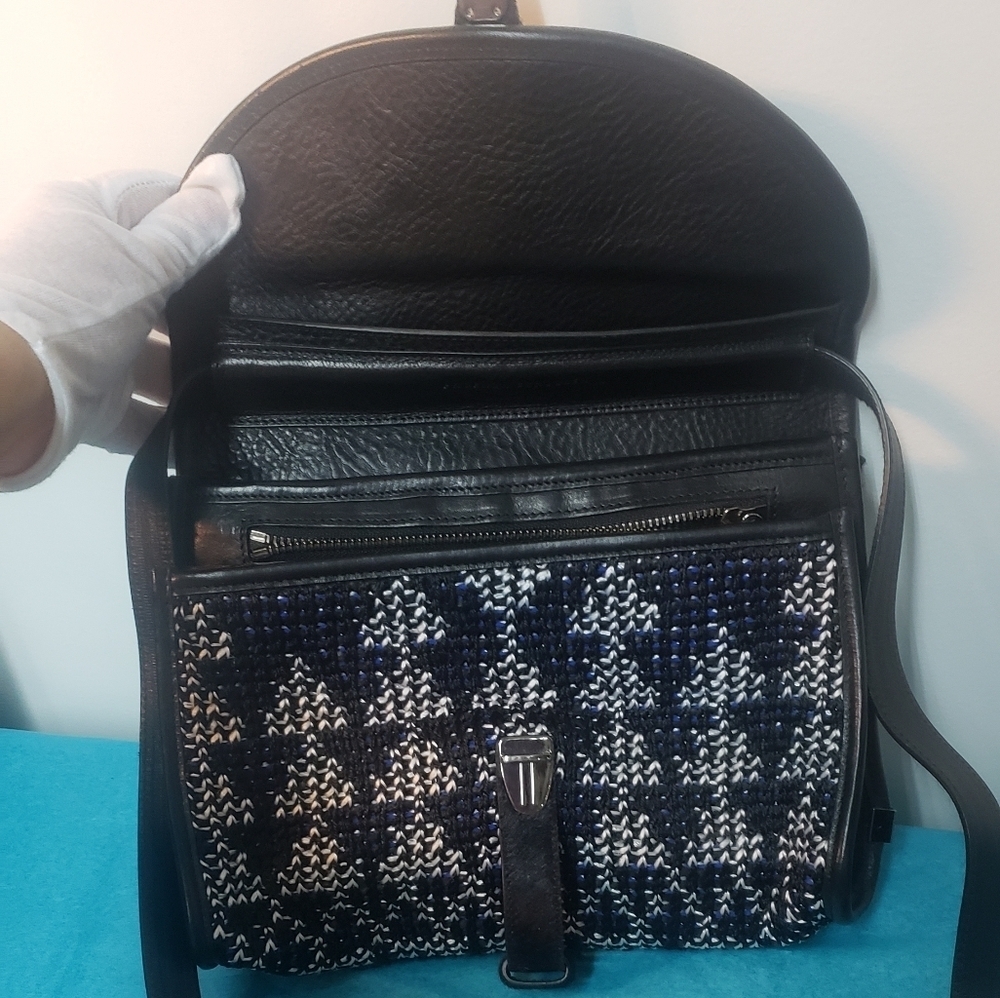 Proenza Schouler Leather Woven Pony Hair Crossbody - Picture 2 of 16